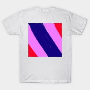 Purple blue pink watercolor art design T-Shirt